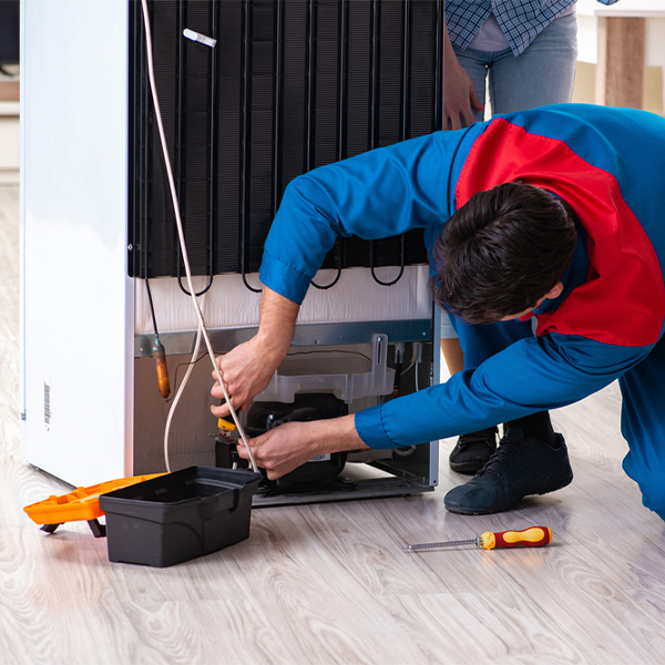 how much do you charge for refrigerator repair services in Hamilton County IL